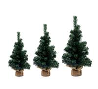 Giwnhvx Mini Albero di Natale Artificiale, Ornamenti in Miniatura per Decorare il Tavolo da Pranzo della Cucina Interna