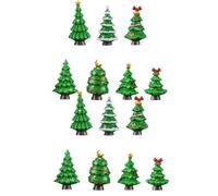 Giwnhvx Mini Albero di Natale da ufficio, Ornamenti per albero di Natale artificiali, Ornamenti in miniatura Decorazione