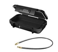 Giwnhvx Mini Cassaforte Portatile e Impermeabile, Cassaforte da Viaggio per la Spiaggia, Cassaforte Combinazione Antifurto con Cavo in Metallo Rimovibile