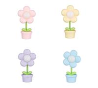 Giwnhvx Mini Fiore Luce Notturna Piccola Lampada da Tavolo Decorazione da Tavolo Camera da Letto Luce D'Atmosfera Giocattolo per Bambini Regalo di Festa