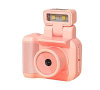 Giwnhvx Mini fotocamera in stile SLR con sensore CMOS, flash integrato e stazione di ricarica portatile. Videoregistratore DV 1080P con display LCD.