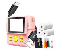 Giwnhvx Mini fotocamera termica portatile, regalo alla moda per bambini per a automatica istantanea, rosa