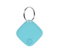 Giwnhvx Mini GPS Tracker Chiave Pet Telefono Cellulare Anti-Perso Dispositivo Smart Locator Blu