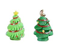 Giwnhvx Mini Ornamenti per Albero di Natale Giardinaggio Decorativi Giocattoli per Bambini Wei Paesaggio Decorazione per Alloggiamento di Natale A