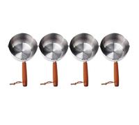 Giwnhvx Mini pentola per fondere cioccolato con beccuccio versatore pentola in acciaio inox pentola per cucinare burro Melting Pot
