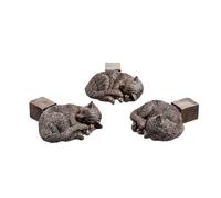 Giwnhvx Mini piedi vaso piedi piedi vaso a forma di animale carino statuette di animali ornamenti piedi supporto vaso pianta per interni ed esterni D