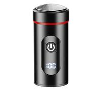 Giwnhvx Mini rasoio compatto portatile di tipo C, ricarica rapida, da viaggio, con display digitale, facile da usare