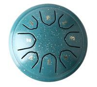 Giwnhvx Mini tamburo cavo da 11,4 cm a 8 toni in acciaio tamburo a lingua strumento a percussione musica per bambini verde