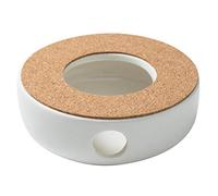 Giwnhvx Mini Teiera Portatile In Ceramica Base Base Teiera Scaldino Isolamento Base Caffè Scaldabagno Portacandele Accessori