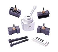 Giwnhvx Mini tornio cambio rapido portautensili e portautensili multifido portautensili portautensili 120034 kit di attrezzi, facile da installare facile da usare