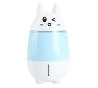 Giwnhvx Mini Umidificatore D'Aria LED Lampada USB Diffusore di Olio Purificatore per Auto Aroma Mist Maker con Luce Romantica (Blu)