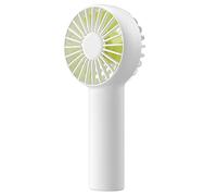 Giwnhvx Mini ventilatore portatile a batteria con batteria da 2000 mAh o mini ventilatore personale alimentato tramite USB, 3 velocità (bianco)