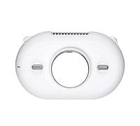 Giwnhvx Mini ventilatore portatile da appendere al collo, per esterni, con impacco freddo