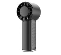 Giwnhvx Mini ventilatore portatile per condizionatore, 2000 mAh, ricaricabile tramite USB, Nero, A