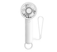 Giwnhvx Mini ventilatore portatile portatile multifunzione a 3 velocità tipo C ricaricabile con moschettone per viaggi all'aperto A