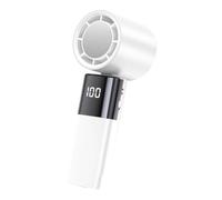 Giwnhvx Mini ventilatore turbo violento portatile ad alta velocità con ricarica USB per esterni Turbo ventilatore portatile 100 velocità regolabile piccola ventola, A