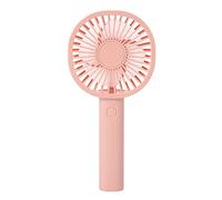 Giwnhvx Mini ventilatore USB ricaricabile portatile ventilatore portatile pigro temporaneo viaggio shopping raffreddamento aria casa auto - rosa
