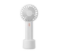 Giwnhvx Mini Ventola Palmare GXZ-F851, Ricarica USB Silenziosa, Piccola Ventola Portatile per Ufficio e Dormitorio (Bianca)