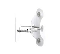 Giwnhvx Mobili Anti-Tip Fixer Scarpiera Armadio Libreria Armadio Regolabile Metallo Addensato Sicurezza Anti-Tip Fixer Bianco Facile Da Installare Facile da Usare