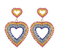 Giwnhvx Moda Carino Colorato Orecchini per le Donne di Orecchini di Nozze Regalo Partito