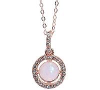 Giwnhvx Moda popolare di tendenza strass diamante collana catena clavicola catena maglione rosa