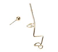 Giwnhvx Moda Semplice Linee Lunghe Orecchini Asimmetrici per Le Donne In Lega Goccia Dangle Orecchini Moda , lega
