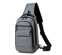Giwnhvx Moda Uomo Messenger Borse Multi-Pocket Sling Borse A Spalla Casual Sport Petto Pack Viaggio Crossbody Borse Maschio Borsa