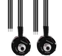 Giwnhvx Modello di aereo a quattro assi Attraversare quattro assi Attraversare RS2205 2300kv Motore Brushless FPV Motore Brushless FPV Motore a rotazione Positiva e Negativa FPV Brushless Motor 2205