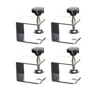 Giwnhvx Modello di Hardware Armadietto, Confezione da 4 Morsetti a C per Installazione su Facciata Cassetto, Morsetti per Telaio Armadio per Pannello Cassetto Tavolo, Scrivania, Facile da Usare