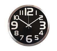 Giwnhvx Moderno orologio da parete in metallo a batteria, decorazione da parete per camera da letto, ufficio, cucina, soggiorno