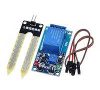 Giwnhvx Modulo di Controllo Relè Sensore di Umidità Terreno DC 12 V, Irrigazione Automatica Interruttore di Avvio Umidità