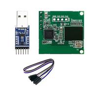 Giwnhvx Modulo sensore Radar 60GHz MmWave LD6001A + scheda porta serie CH340 4T 4R modulo sensore di presenza umana