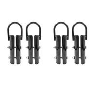 Giwnhvx Morsetto per corda da arrampicata da 3,8 cm, set da 4 pezzi, con chiusura per allenamento, gancio per arrampicata, palestra, allenamento di forza