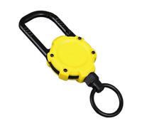 Giwnhvx Moschettone Magnetico Portachiavi Outdoor Campeggio Arrampicata Snap Clip Lock Fibbia Gancio Corda di Ritenzione Giallo