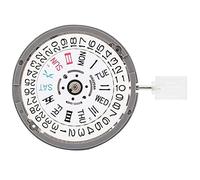 Giwnhvx Movimento di Orologio al Quarzo per Orologi Accessorio di Riparazione Orologio da Polso al Quarzo (Doppio Calendario NH36)