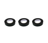 Giwnhvx Nastro biadesivo permanente, in schiuma, autoadesivo, super resistente, per carrozzeria, larghezza 25 mm, 3 pezzi, colore: nero