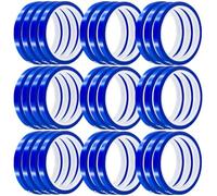 Giwnhvx Nastro di trasferimento di calore blu, nastro di trasferimento di calore per sublimazione tazza di vetro tazza nastro di calore tessuto, 30 rotoli
