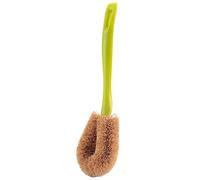 Giwnhvx Natural Pp Coconut Brown Silk Antiaderente Olio Manico Lungo Pennello Piatto Piatto Lavaggio Olio di Pulizia Può Appendere Tipo Pennello Verde