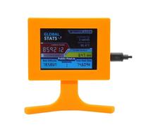 Giwnhvx Nerdminer V2 56kh/S Display LCD 2,8 Pollici Nerdminer Bitcoin Crypto Solo Lottery Desk Miner Cryptocurrency Miner Arancione