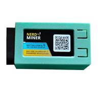 Giwnhvx NERDMINER V2 Pro Miner Hashrate 78K / S 78K / S BTC Lottery Solo Miner Nerd Miner con Ventilatore D