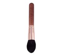 Giwnhvx Nero 1 Pezzo Blusa Trucco Polvere Contorno Grande Sciolto Morbido Sintetico Capelli Manico in Legno Bellezza Trucco Strumenti