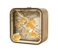 Giwnhvx Nightlight Regali Mano Touch Cartoon FAI DA TE In Legno Stereo Atmosfera Luci Laurea Stagione Regali Cachi