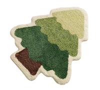 Giwnhvx Nordic Albero di Natale Imitazione Cashmere Tappetino Bagno Assorbente Piedi Mat Hotel Decorazione Comodino Coperta B
