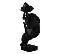 Giwnhvx Nordic Silence is Gold Ornamenti Ufficio Soggiorno Ufficio Decorazioni Ornamenti (nero) Facile installazione