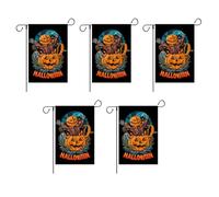 Giwnhvx Numero 2 Halloween Decorazione Giardino Bandiera Giardino Giardino Decorazione Sfondo Esterno Vacanza Bandiera Sfondo