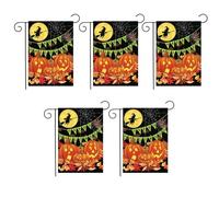 Giwnhvx Numero 4 Halloween Decorazione Giardino Bandiera Giardino Giardino Decorazione Sfondo Esterno Vacanza Bandiera Sfondo