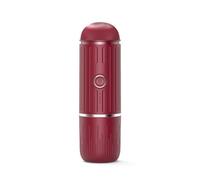 Giwnhvx Nuova mini capsula di caffè in polvere a doppio scopo portatile elettrica semi-automatica auto riscaldata macchina per caffè espresso, facile da installare, rosso