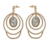 Giwnhvx Orecchini A goccia D'acqua Moda Semplice Temperamento Geometria Ovale Dangle Earrings Per Le Donne
