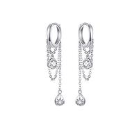 Giwnhvx Orecchini in sterling 925 per le donne orecchini stile semplice facendo moda matrimonio