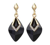 Giwnhvx Orecchini semplici e alla moda vintage geometrici Crystalr Orecchini per le donne Orecchini in lega classici gioielli raffinati